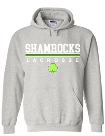 Sport Grey Hoodie with Shamrocks Logo - Order due by Friday, March 24, 2023